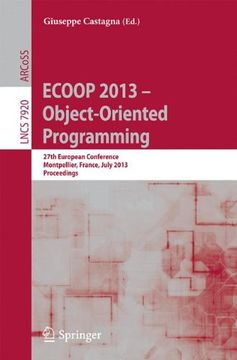 portada ECOOP 2013 - Object-Oriented Programming: 27th European Conference, Montpellier, France, July 1-5, 2013, Proceedings (Lecture Notes in Computer Science/Programming and Software Engineering)
