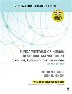 portada Fundamentals of Human Resource Management - International Student Edition. Functions, Applications, Skill Development (en Inglés)