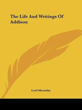 portada the life and writings of addison