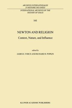 portada newton and religion: context, nature, and influence