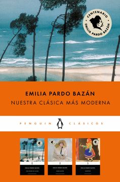 portada Emilia Pardo Bazán (pack que incluye: Cuentos | Los pazos de Ulloa | Insolación)