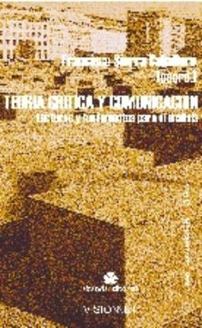 portada teoría, crítica y comunicación : lecturas y fundamentos para el análisis(978)