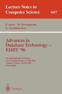 portada advances in database technology edbt '96: 5th international conference on extending database technology, avignon, france, march 25-29 1996, proceeding (en Inglés)