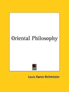 portada oriental philosophy (en Inglés)