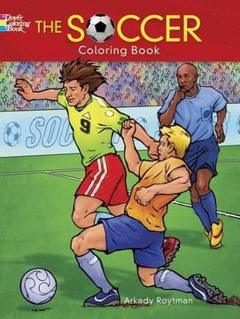 portada The Soccer Coloring Book (Dover Coloring Books)