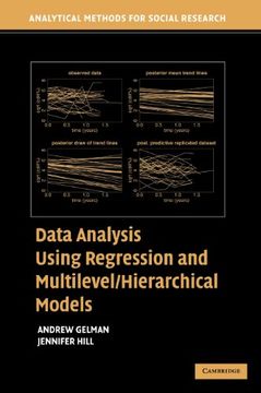 portada Data Analysis Using Regression and Multilevel (en Inglés)