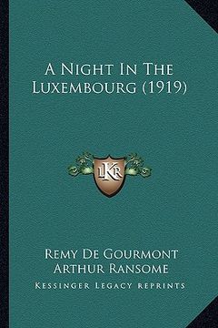 portada a night in the luxembourg (1919)