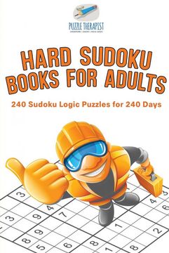 portada Hard Sudoku Books for Adults | 240 Sudoku Logic Puzzles for 240 Days