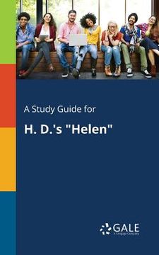 portada A Study Guide for H. D.'s "Helen" (en Inglés)