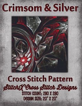 portada Crimson and Silver Cross Stitch Pattern