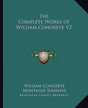 portada the complete works of william congreve v2