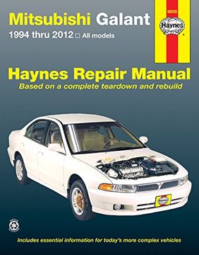 portada Mitsubishi Galant 1994 thru 2012: All models (Haynes Repair Manual)