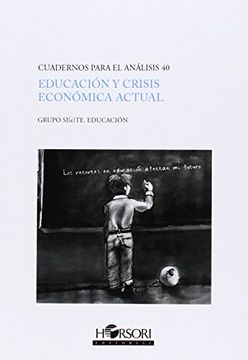 portada Educación Y Crisis Económica Actual (cuadernos Para El Analisis) (in Spanish)