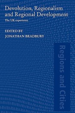 portada devolution, regionalism and regional development: the uk experience (en Inglés)