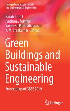 portada Green Buildings and Sustainable Engineering: Proceedings of Gbse 2019 (en Inglés)