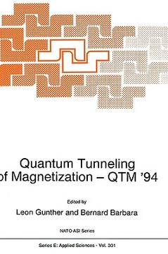 portada quantum tunneling of magnetization qtm 94 (en Inglés)