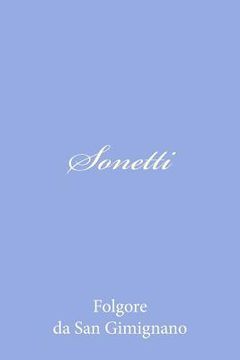 portada Sonetti (en Italiano)