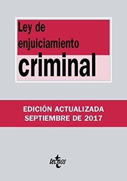 portada Ley de enjuiciamiento criminal (Derecho - Biblioteca De Textos Legales)