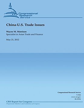 portada China- U.S. Trade Issues