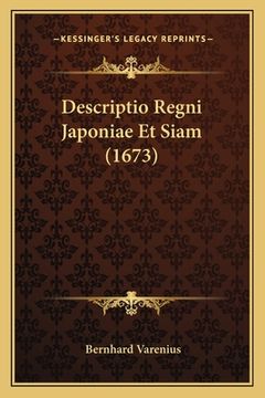 portada Descriptio Regni Japoniae Et Siam (1673) (en Latin)