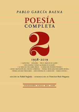 portada Poesía Completa, 2: 1938-2019: 204 (Calle del Aire)