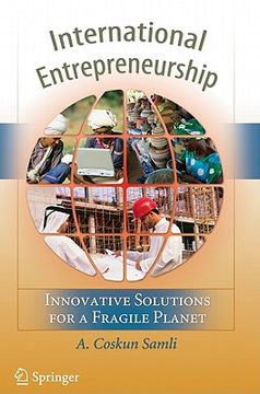 portada international entrepreneurship: innovative solutions for a fragile planet (en Inglés)