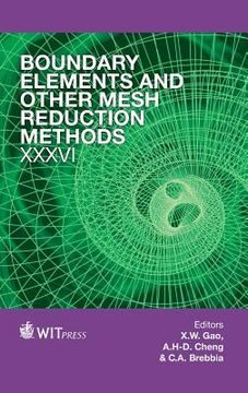portada Boundary Elements and Other Mesh Reduction Methods XXXVI (en Inglés)