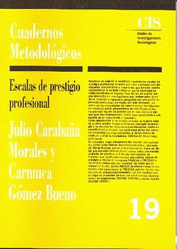 portada Escalas de Prestigio Profesional (in Spanish)