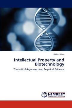 portada intellectual property and biotechnology (en Inglés)