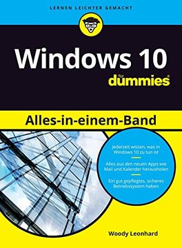 portada Windows 10 Alles-In-Einem-Band für Dummies (en Alemán)