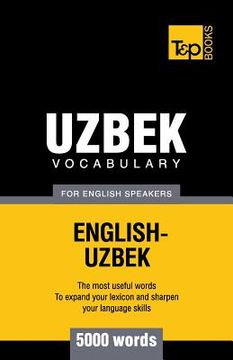 portada Uzbek vocabulary for English speakers - 5000 words (in English)