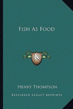 portada fish as food (en Inglés)