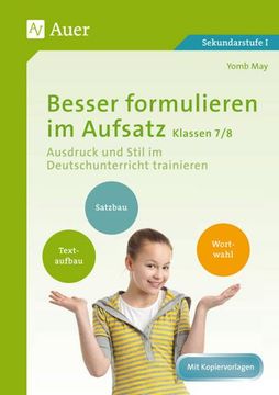 portada Besser Formulieren im Aufsatz Klassen 7-8 (in German)