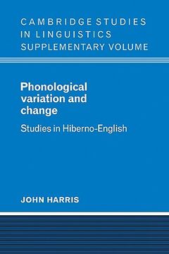 portada Phonological Variation and Change: Studies in Hiberno-English (Cambridge Studies in Linguistics) (in English)