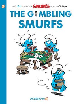 portada The Smurfs #25: The Gambling Smurfs (The Smurfs Graphic Novels) (en Inglés)