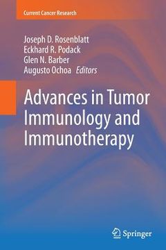 portada Advances in Tumor Immunology and Immunotherapy (en Inglés)