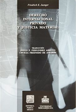 portada Derecho Internacional Privado y Justicia Material (in Spanish)