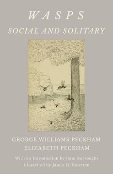 portada Wasps - Social and Solitary;With an Introduction by John Burroughs - Illustrated by James H. Emerton (en Inglés)