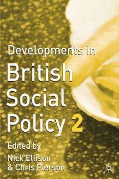 portada Developments in British Social Policy (en Inglés)