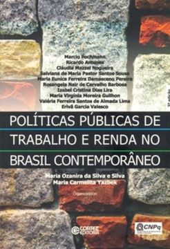 portada Politicas Publicas de Trabalho E Renda No Brasil Contemporaneo