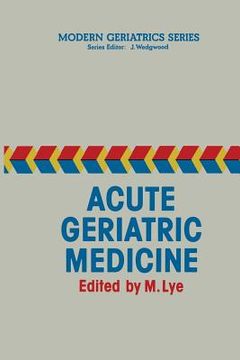 portada Acute Geriatric Medicine (in English)