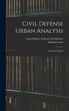 portada Civil Defense Urban Analysis; Technical Manual (in English)