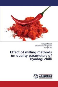 portada Effect of milling methods on quality parameters of Byadagi chilli