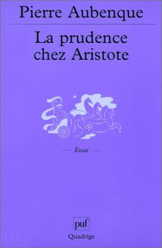 portada La Prudence Chez Aristote