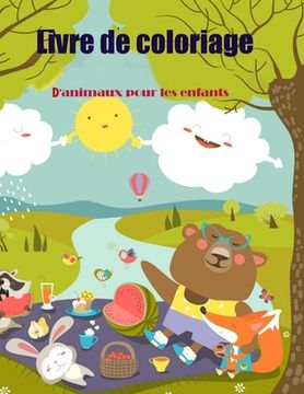 portada Livre de coloriage d'animaux pour les enfants