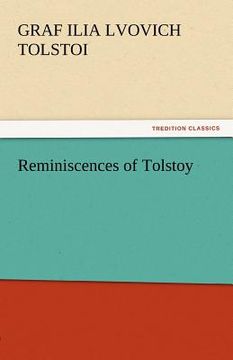portada reminiscences of tolstoy (in English)