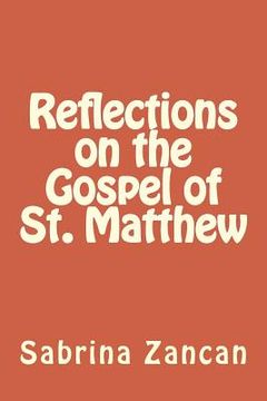 portada Reflections on the Gospel of St. Matthew (en Inglés)