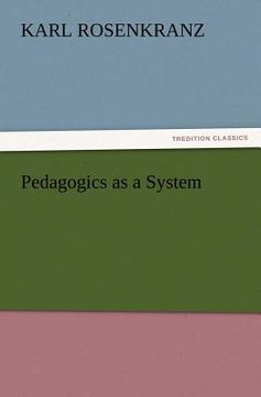 portada pedagogics as a system