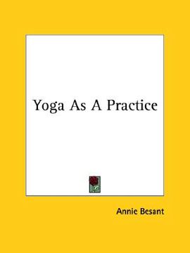 portada yoga as a practice (en Inglés)
