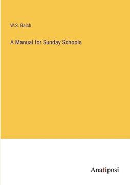 portada A Manual for Sunday Schools 
